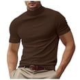 thumbnail image 1 of LUOGENLI T-shirts pour Homme pour Hommes T-shirts à Col Roulé pour Homme T-shirts à Manches Courtes Chandail sous-Vêtement Ajusté Haut Tee T-shirts Hommes Blanc Pâques 4xlt T-shirts pour Hommes T-shirts Graphiques Fête de la Saint-Patrick Brun m, 1 of 6