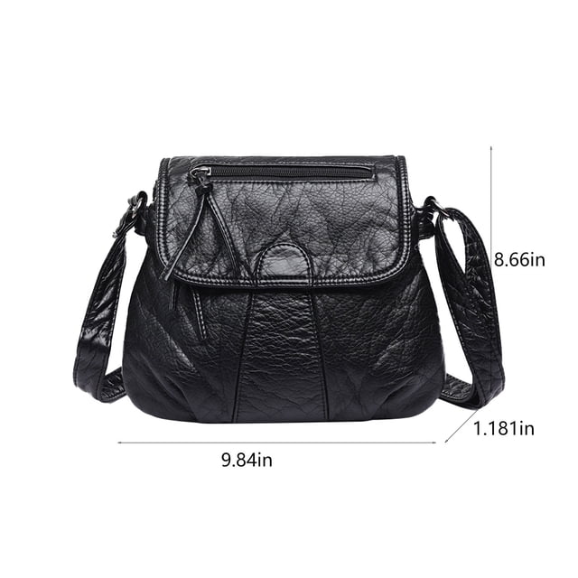 EGNMCR Storage Trunks Zipper Crossbody Bag With Wide Shoulder Strap Phone Wallet, Shoulder Purse, Multiple Zipper Pockets. Crossbody storage