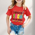 thumbnail image 2 of TZEWGL T-Shirts pour Fille Imprimé Col Rond Manches Courtes Vêtements pour Nouveau-Nés Taille 4-5T, 2 of 4