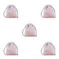 thumbnail image 3 of QualitChoice Jewellery Pouch Drawstring Bags Bracelet Packaging Goodies Mobile Phone Storage Holder Party Gifts Drawable Pouches Silver Gray-5*7 5Set, 3 of 6