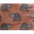 thumbnail image 4 of oneOone Georgette Viscose Fabric Elephant Block Print Fabric By The Yard 42 Inch Wide, 4 of 4