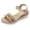 Rouge, variante sur Sandales Compensées Tissées Bohèmes pour Femmes à Bout Ouvert Espadrilles Plateforme Chaussures de Plage avec Boucle de Cheville Ajustable Rouge Taille 9,5