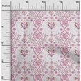 thumbnail image 2 of oneOone Rayon Pink Fabric Block Sewing Material Print Fabric By The Yard 56 Inch Wide, 2 of 5