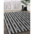 thumbnail image 3 of Ahgly Tapis Rectangulaire Lavable en Machine Intérieur Transitionnel Gris Foncé, 2 Pieds x 3 Pieds, 3 of 7