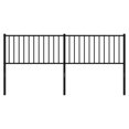 thumbnail image 2 of vidaXL Metal Headboard Decorative Steel Construction Headboard for Bedroom, 2 of 6