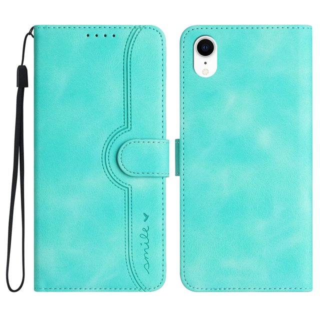 Compatible avec iPhone XR Étui Portefeuille en Cuir PU Premium avec Couverture Magnétique Intégrée