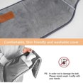 thumbnail image 2 of Hot Water Bottle Pouch with Waist Cover with Wearable Belt Wrap Around Hot Water Bottle PVC Soft Hand Warmer Leakproof Water Bag for Stomach Period Pain Relief Back Tummy and Shoulders1, 2 of 5