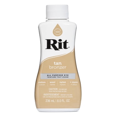 RIT All Purpose Liquid Dye, Tan, 236 mL (8 oz)