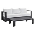 thumbnail image 2 of Modway Tahoe Outdoor Patio Powder-Coated Aluminum 2-Piece Set in Gray White, 2 of 10