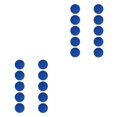 thumbnail image 2 of maskred 10 Pieces EVA Foam Golf Swing Training Exercises Balls Practice Blue 42mm 2Set, 2 of 6