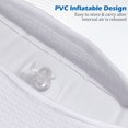 thumbnail image 4 of HINTRMENT Shower Seat Cushion Pillow For Tub PVC White 1Pcs, 4 of 7