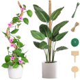 thumbnail image 1 of Moss Pole, Super Stable&rot-proof Moss Pole For Plants Monstera, 53 Inches Extendable Monstera Plant Support, 4pack 17inches Stackable Coco Coir Moss, 1 of 5