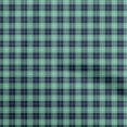 thumbnail image 1 of oneOone Silk Tabby Sea Green Fabric Check Fabric For Sewing Printed Craft Fabric By The Yard 42 Inch Wide, 1 of 4