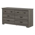 thumbnail image 2 of South Shore Versa 6-Drawer Dresser for Adult, in Gray Maple, 2 of 14