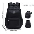 thumbnail image 2 of Ediodpoh USB Port Black Backpack For School College And Travel Water Resistant Bookbag With 8 Compartments A, 2 of 9