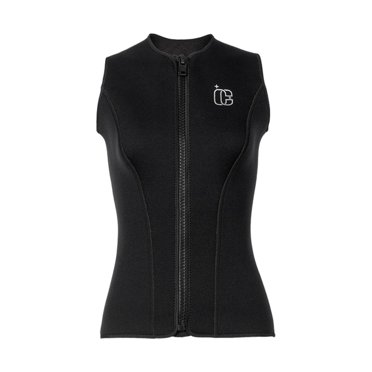 Lipstore Women Wetsuit Vest Comfortable Modern Scuba Tops for Canoeing Workout Adults M M