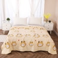 thumbnail image 3 of YIMWNYI Velvet Cotton Summer Quilt, Cooling Washed Cotton Quilt, Breathable Cotton Fiber Filling, Exquisite Pattern and Modern Style, Lightweight and Skin-Friendly Bedding, Perfect Summer Gift, 3 of 6