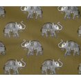 thumbnail image 4 of oneOone Cotton Flex Fabric Elephant Block Printed Craft Fabric BTY 40 Inch Wide, 4 of 4