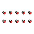 thumbnail image 1 of Transemion 100 Pieces Push Button Handy Installation Fine Workmanship Replaced Part Press Switch Exquisite Ade Buttons Gaming Supplies Red, 1 of 6