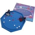 thumbnail image 2 of Crokinole et Dames, Jeu de Société en Plastique Crokinole pour 2 à 4 Joueurs, Jeu de Société Crokinole Classique Canadien avec 28 Disques Rouges et Blancs, Plateau de Jeu de 19 Pieds', 2 of 7