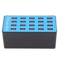 thumbnail image 4 of USB Hub Charger, Smart Identification Chip Plug And Play Non Slip Flame Retardant USB Charger Station DC5V 20A 100W  For Home US Plug,EU Plug,UK Plug,AU Plug, 4 of 8