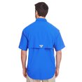 thumbnail image 2 of PFG Bahama II Short Sleeve Shirt, L, Vivid Blue, 2 of 3
