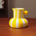 thumbnail image 2 of Striped Vase Elegant Modern Floral Display Unique Table Centerpiece For Home Housewarming Anniversary, 2 of 4