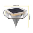 thumbnail image 4 of Danhjin Lighting Lighting Solar Underground Light Garden Courtyard LED Step Stair Light High Light Plastic Buried Light Gardening Tools, 4 of 6