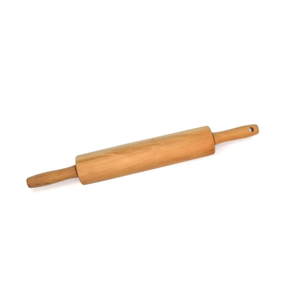 Starfrit Wooden Rolling Pin, Durable Wood Construction, Ideal for Pies, Cookies, Pastries, 10 x 2.5 in, Smooth Rolling, Easy to Clean, Hand Wash Recommended