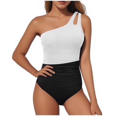 Pisexur Swimwear for Women Maillots de Bain Élégants et Stylés pour Femmes, une-Pièce Aguichant, Maillots une Épaule, Maillot Amincissant