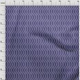 thumbnail image 3 of oneOone Viscose Jersey Fabric Dot & Waves Block Decor Fabric Printed BTY 60 Inch Wide, 3 of 5