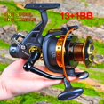 thumbnail image 3 of Metal Spinning Reel 13 + 1BB Fishing Reel Strong Drag ,Rigid Aluminum Skeletal Frame, 3 of 7
