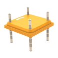 thumbnail image 2 of Esquirla Réchaud Électrique à Hauteur Réglable Plaque Chauffante pour Couveuse de Poussins Chauffage de Couveuse Jaune 30,7x30,7 cm, 2 of 8