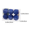 thumbnail image 3 of Meitianfacai Exquisite Christmas Ball Creatives Design Holiday Party Venue Decorations Christmas Tree Hanging Decorations Gift Ball, Blue, 3 of 6