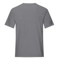 thumbnail image 4 of EGNMCR T Shirts pour Femmes T-shirt Casual Imprimé Col Rond Manches Courtes Pull Blouse Tops, 4 of 5