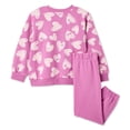 thumbnail image 2 of George Toddler Girls' Two Piece Jogger Set, 2 of 2