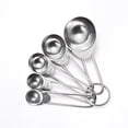 thumbnail image 2 of Yhmxh Spoons Kitchen Gadgets Kitchen Essentials Stainless Steel Measuring Spoon 5-piece Set-kitchen Baking Measuring Spoon-household Coffee Milk Powder Weighing Spoon Kitchen Accessories, 2 of 8