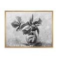 thumbnail image 1 of Designart Monochrome Still Life Of Flowers In A Vase FLOAT FRAME WALL ART, 1 of 4