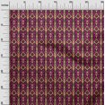 thumbnail image 2 of oneOone Polyester Lycra Fabric Stripe & Swirl Ikat Printed Fabric 1 Yard 56 Inch Wide, 2 of 4
