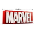 thumbnail image 3 of LEGO Marvel: MARVEL Logo & Minifigures Building Toy - Marvel Collectible Set for Kids, Boys and Girls, Ages 12+ - Model Kit with 5 Minifigures - Gift Idea for Birthday - 76313, 3 of 6