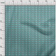 thumbnail image 3 of oneOone Cotton Jersey Maroon Fabric Triangle Geometric Craft Projects Decor Fabric Printed By The Yard 58 Inch Wide, 3 of 5
