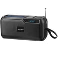 thumbnail image 1 of Escape - Solar Powered Rechargeable Bluetooth Speaker with FM Radio and Flashlight, Black, 1 of 3
