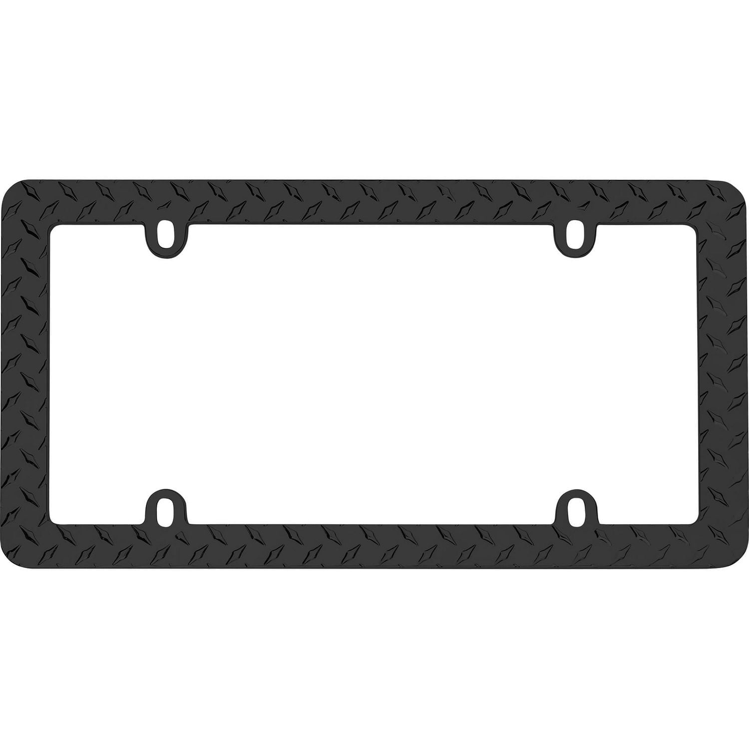 Cruiser Accessories, cadre noir à motifs diamant pour plaque d’immatriculation