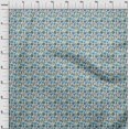 thumbnail image 4 of oneOone Rayon Light Green Fabric African Sewing Craft Projects Fabric Prints By Yard 56 Inch Wide, 4 of 4