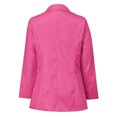 thumbnail image 4 of Meichang Womens Casual Blazers Jackets Solid Color Long Sleeve Open Front Work Office Blazers Slim Fit Lapel Jackets with Pockets Cardigans Plus Size Hot Pink L, 4 of 5