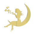 thumbnail image 1 of Clearance! 3D Valentine's Day Mirror Sticker Acrylic Waterproof Self-adhesive Paper, 1 of 1