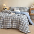thumbnail image 5 of Dvruxg Soft Washed Microfiber Duvet Insert – Lightweight, All-Season Comforter, Breathable, Machine Washable, Gray(78.7"x90.6"), 5 of 5