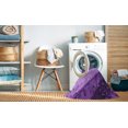 thumbnail image 2 of Ahgly Tapis d'Intérieur Lavable en Machine Carré Transitionnel Heliotrope Violet, 8 Pieds Carré, 2 of 7