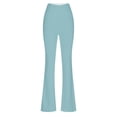 thumbnail image 3 of Timegard Workout Legging for Women High Waist Slim Fitting Bell Bottom Basic Yoga Trousers Solid Color, 3 of 4