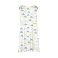 thumbnail image 5 of PMVFHDE Tenue d'Été pour Filles Mode Filles Mignonne Printemps et Été Imprimée Col Rond Sans Manches Robe Décontractée (3), Blanc, 9-10, 5 of 5